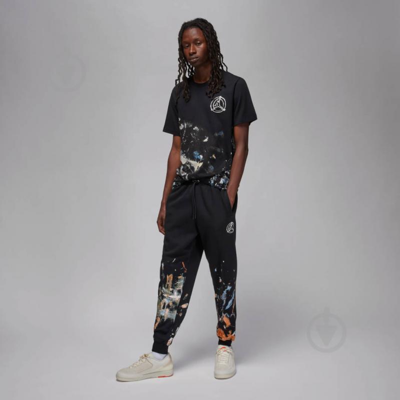 Брюки Jordan M J FLT ARTST FLC PANT FD7399-010 р. 2XL черный - фото 7