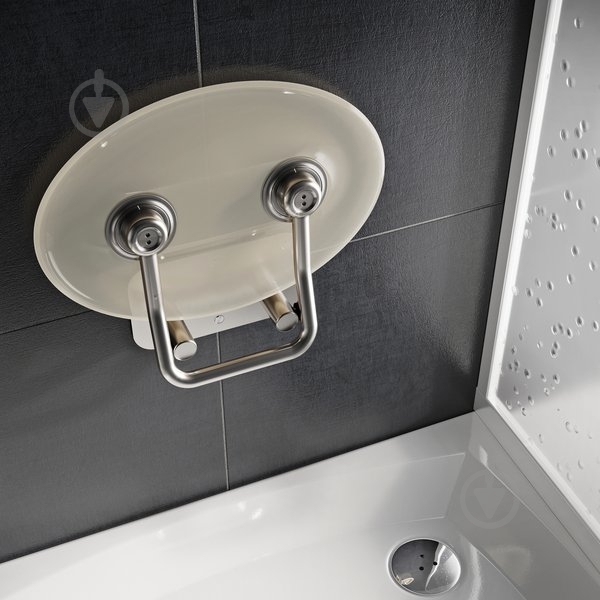 Сиденье для душа Ravak Ovo P II clear - фото 4 Сиденье для душа Ravak Ovo P II clear - фото 4