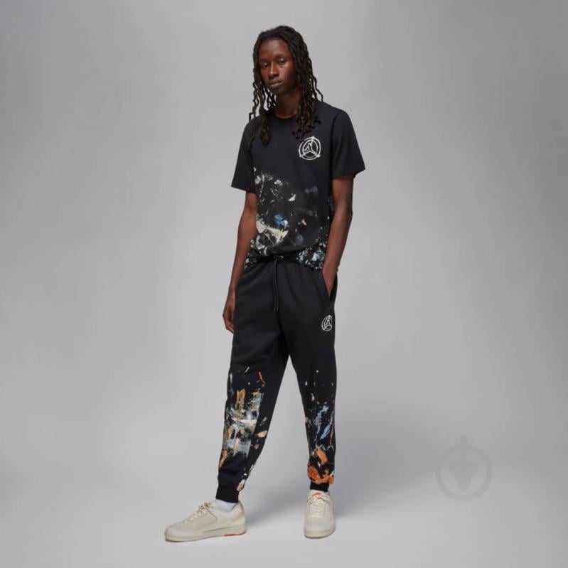 Брюки Jordan M J FLT ARTST FLC PANT FD7399-010 р. XL черный - фото 7