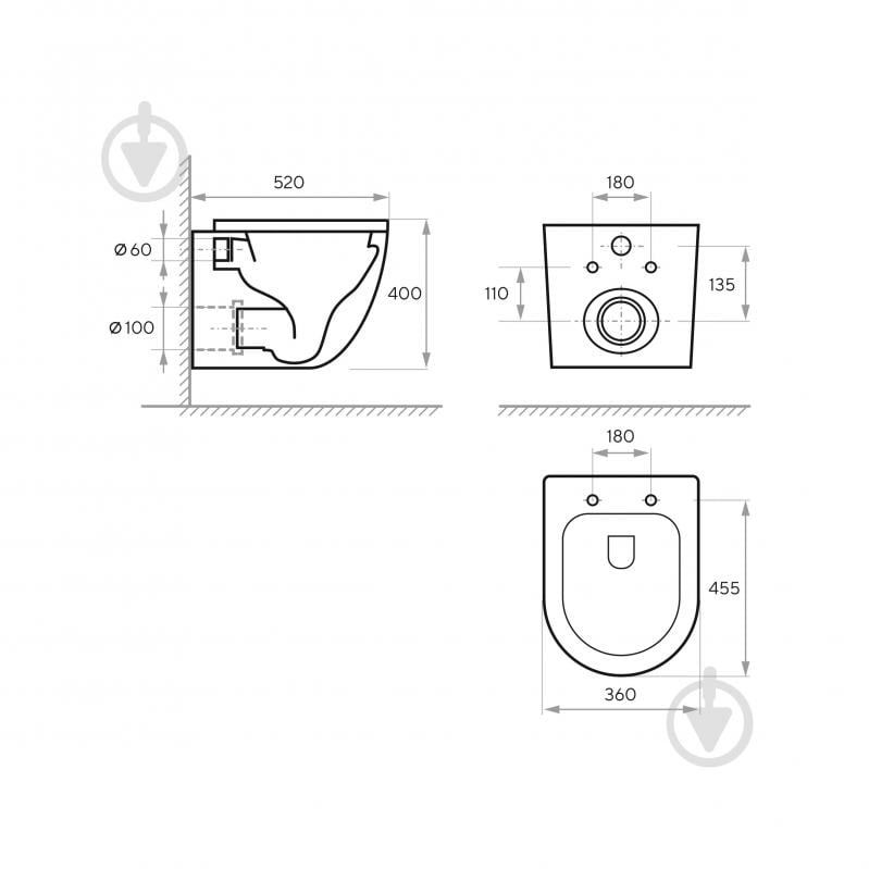 Унитаз подвесной Koller Pool ROUND PRO (1880570198) - фото 7