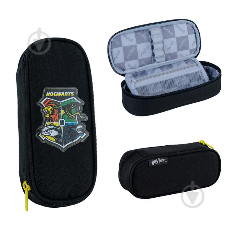 Пенал 599 Harry Potter KITE черный - фото 1