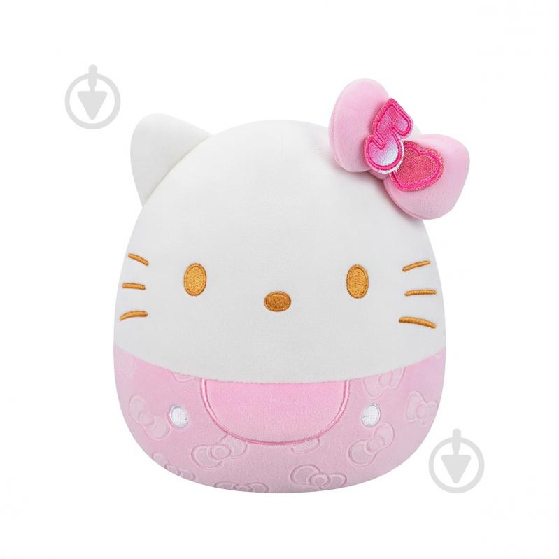 М'яка іграшка SQUISHMALLOWS Хелоу Кітті 20 см рожевий із білим SQSN00497 - фото 2