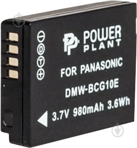 Акумулятор PowerPlant Panasonic DMW-BCG10 980мА*ч (DV00DV1253) - фото 1