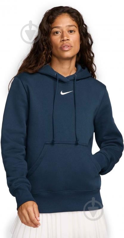 Джемпер Nike NSPHNX FLC STD PO HOODIE HF6839-478 р.M синий - фото 1