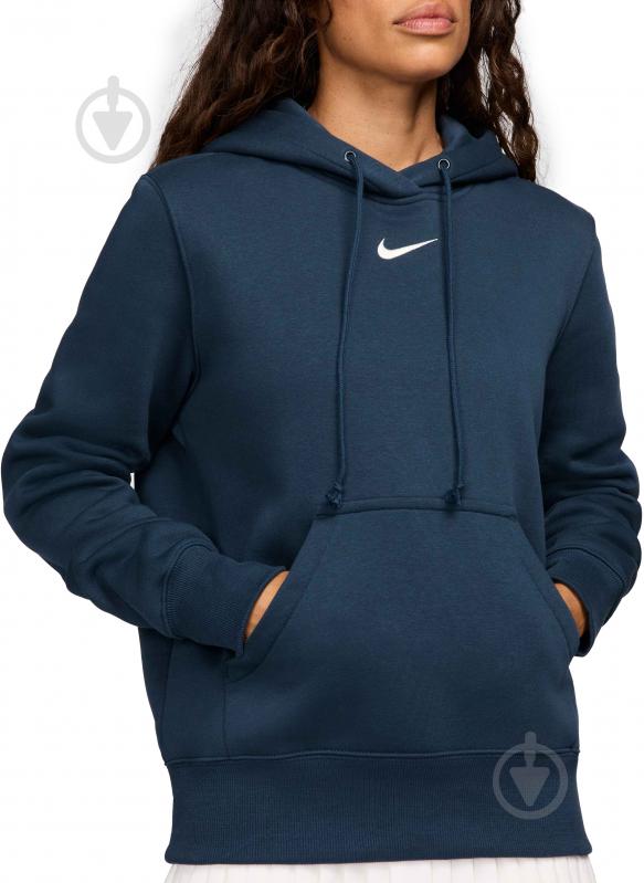 Джемпер Nike NSPHNX FLC STD PO HOODIE HF6839-478 р.M синий - фото 5