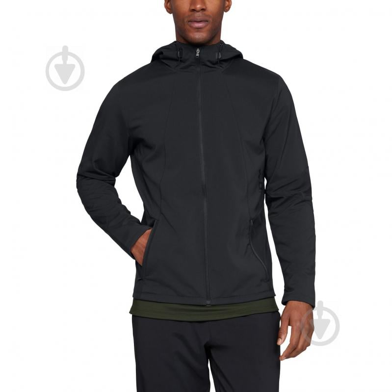 Вітрівка чоловіча Under Armour UA StormCyclone Jacket 1320950-001 р.S чорна - фото 1