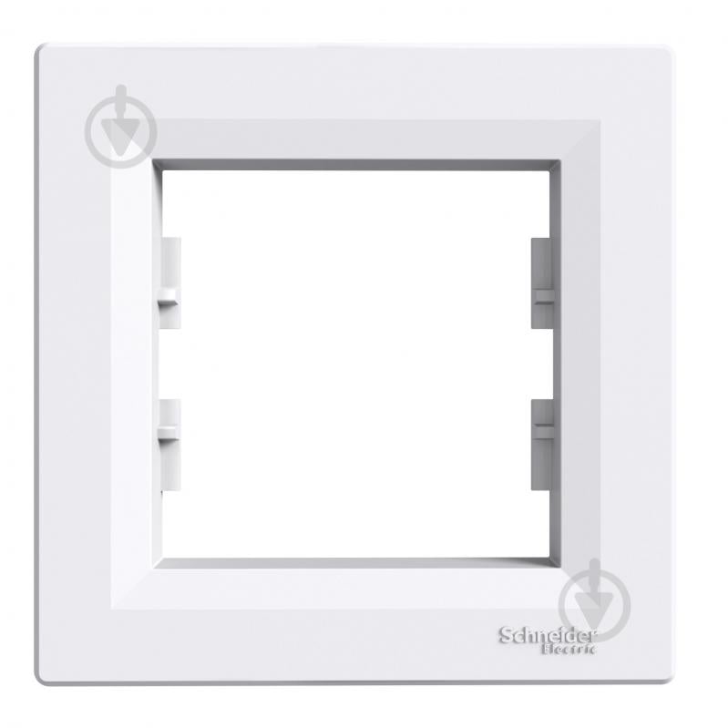 Рамка одноместная Schneider Electric Asfora универсальная белый EPH5800121 - фото 1