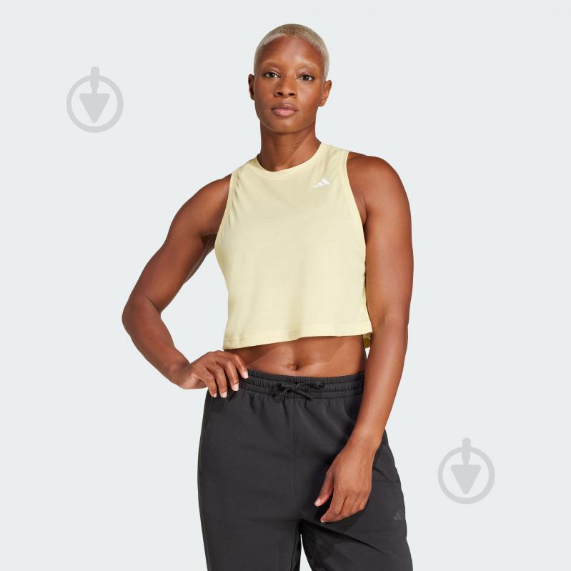 Топ Adidas TE TANK JC9559 р.M жовтий - фото 1