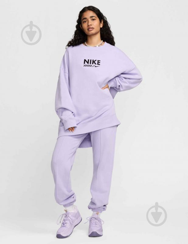 Свитшот Nike NSFLC OS CREGLS HM4318-515 р.XL фиолетовый - фото 6