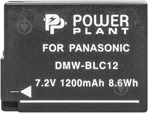 Акумулятор PowerPlant Panasonic DMW-BLC12, DMW-GH2 1200мА*ч (DV00DV1297) - фото 2