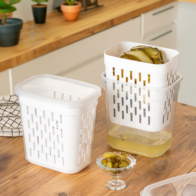 Мойка для овощей Violet House 0544 Transparent 2 л - фото 6 Мойка для овощей Violet House 0544 Transparent 2 л - фото 6