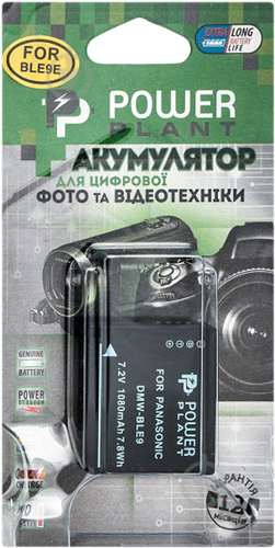 Аккумулятор PowerPlant Panasonic DMW-BLE9 1080мА*ч (DV00DV1299) - фото 2