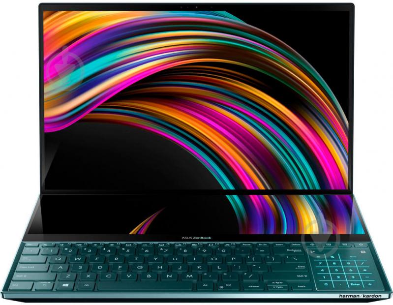 ᐉ Ноутбук Asus Zenbook Pro Duo Ux581gv H2037t 156 90nb0ng1 M03600 Celestial Blue • Купить в 5591