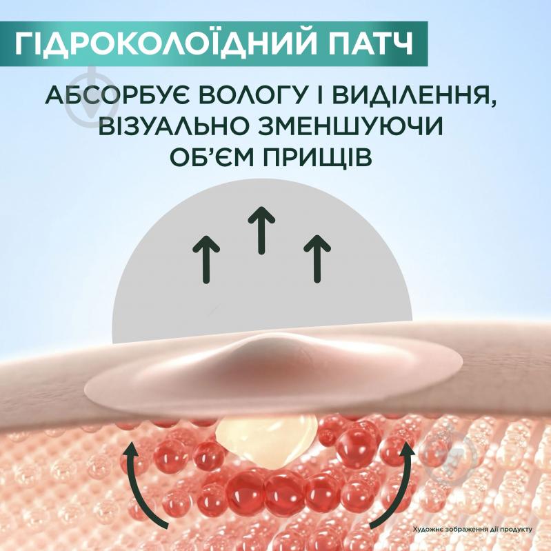 Патчи Garnier против прыщей гидроколлоидные Pure active 22 шт. - фото 2