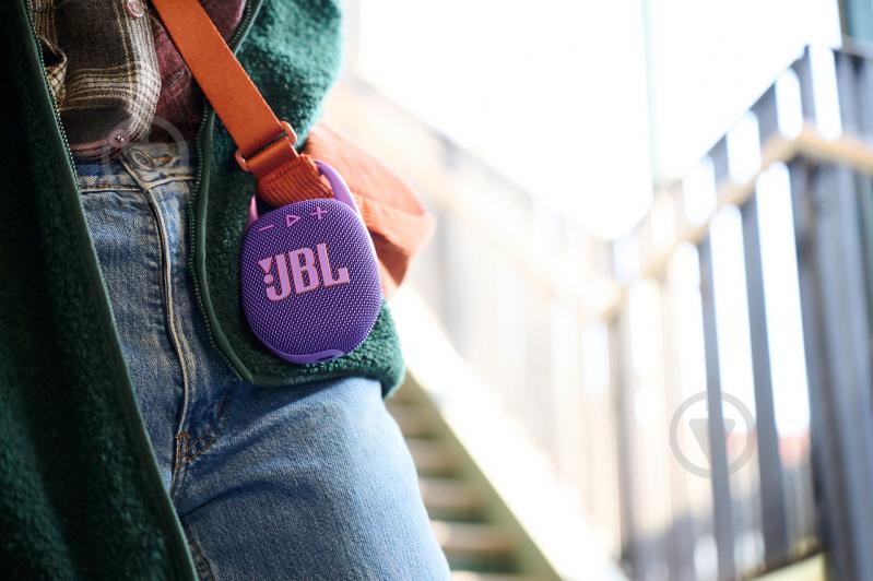 Портативна колонка JBL Clip 5 1.0 purple (JBLCLIP5PUR) - фото 7