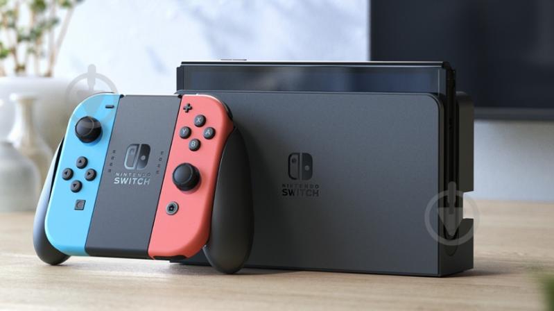 Ігрова консоль NINTENDO Switch Oled blue/red - фото 4