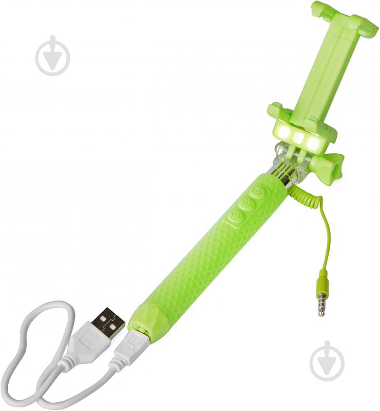 Селфи-монопод UFT SS16 light green со вспышкой - фото 2 Селфи-монопод UFT SS16 light green со вспышкой - фото 2