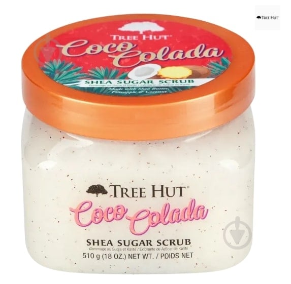 Скраб для тела сахарный Tree Hut Coco Colada 510 г - фото 1
