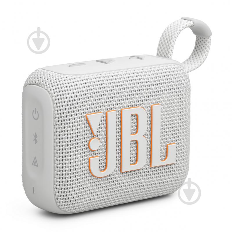 Портативна колонка JBL Go 4 1.0 white (JBLGO4WHT) - фото 1