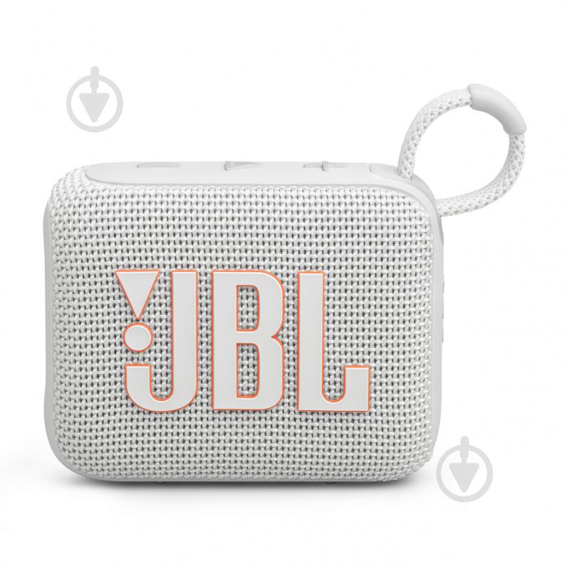 Портативна колонка JBL Go 4 1.0 white (JBLGO4WHT) - фото 2