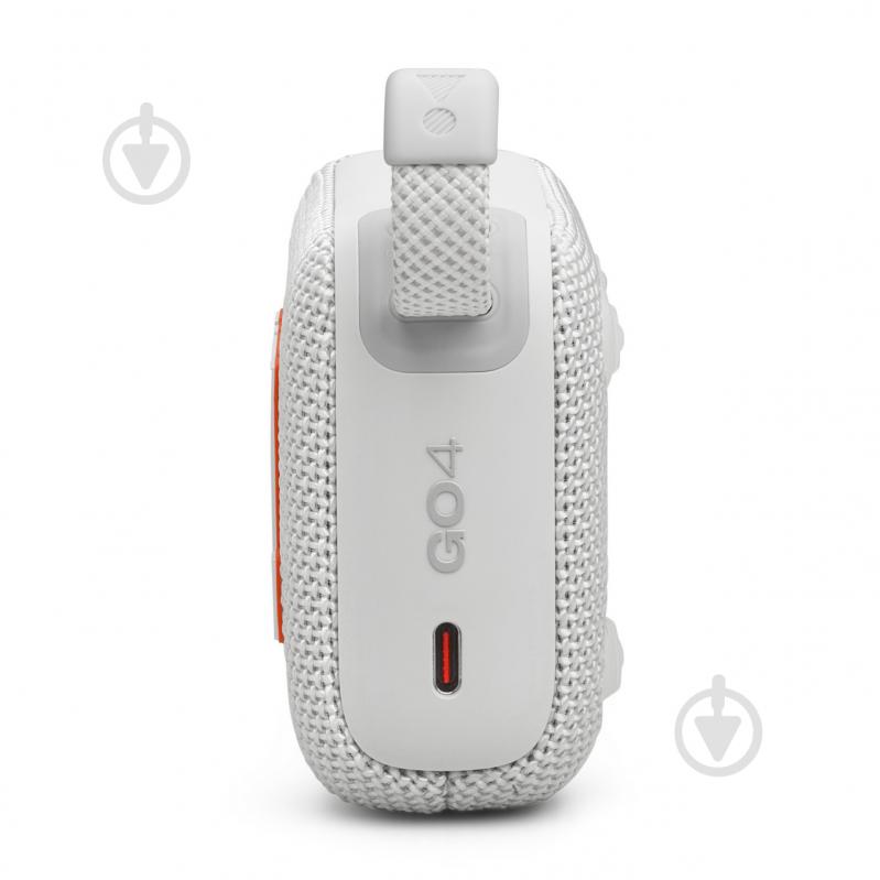 Портативна колонка JBL Go 4 1.0 white (JBLGO4WHT) - фото 5