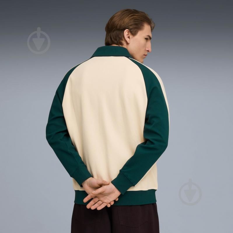 Джемпер Puma T7 Relaxed Wing Collar Jacquard Track Jacket DK 63299487 р.XL белый - фото 2 Джемпер Puma T7 Relaxed Wing Collar Jacquard Track Jacket DK 63299487 р.XL белый - фото 2