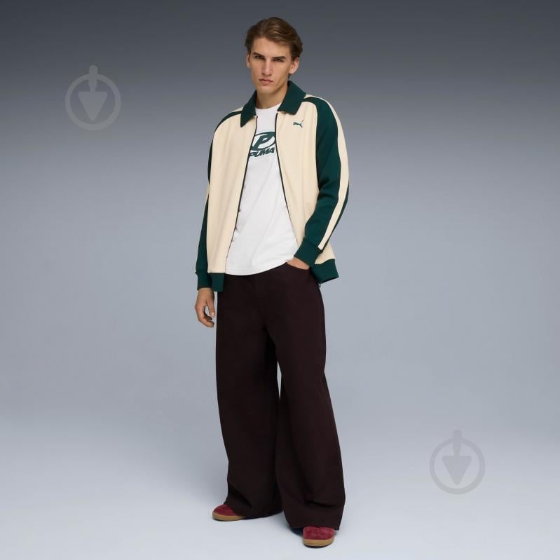 Джемпер Puma T7 Relaxed Wing Collar Jacquard Track Jacket DK 63299487 р.XL белый - фото 5 Джемпер Puma T7 Relaxed Wing Collar Jacquard Track Jacket DK 63299487 р.XL белый - фото 5