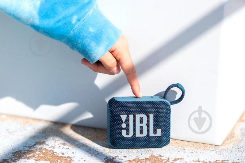 Портативная колонка JBL Go 4 1.0 blue (JBLGO4BLU) - фото 9