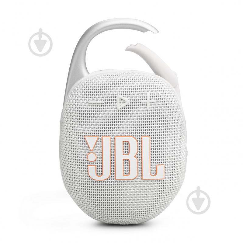 Портативная колонка JBL Clip 5 1.0 white (JBLCLIP5WHT) - фото 2