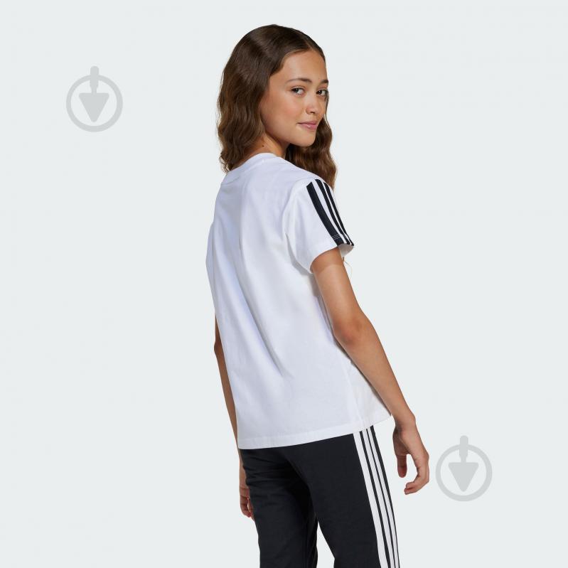 Футболка Adidas JG 3S TEE 160 JJ0945 р.140 білий - фото 2
