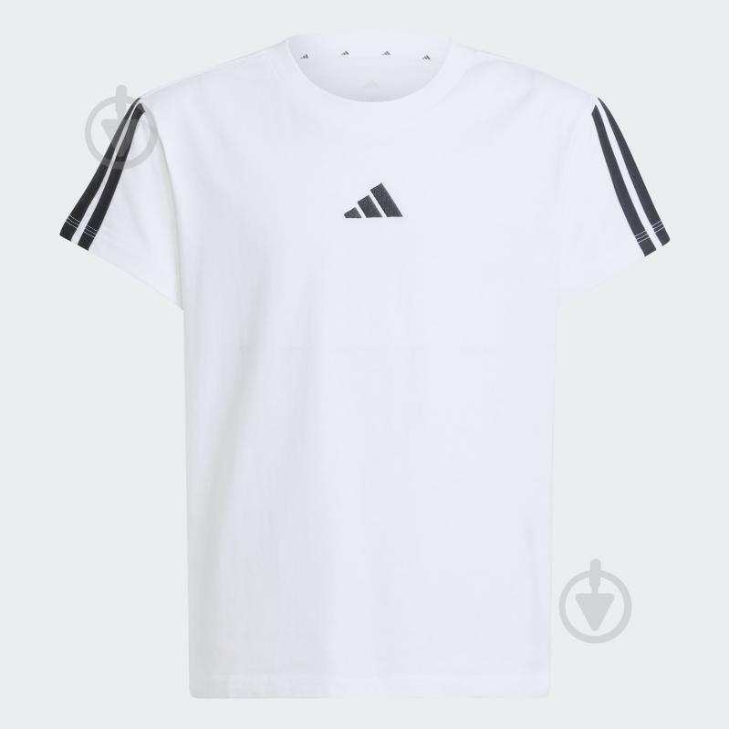 Футболка Adidas JG 3S TEE 160 JJ0945 р.140 білий - фото 6