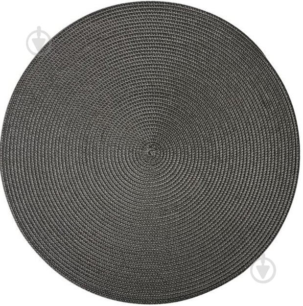 Коврик для сервировки Saleen Circle anthracite 38 см - фото 1