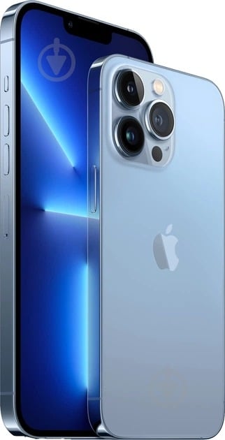 Смартфон Apple iPhone 13 Pro (REF A) 128GB sierra blue (2AMLVD3) - фото 2 Смартфон Apple iPhone 13 Pro (REF A) 128GB sierra blue (2AMLVD3) - фото 2