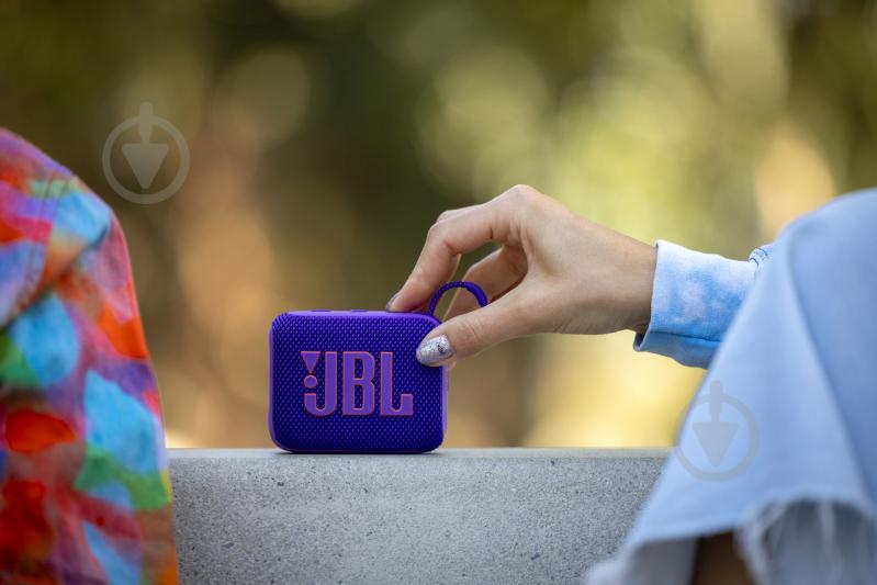 Портативна колонка JBL Go 4 1.0 purple (JBLGO4PUR) - фото 13