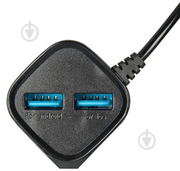 Сетевое зарядное устройство Gelius Pro Edition 2USB + USB кабель Type-C (2.4A) Черный - фото 5