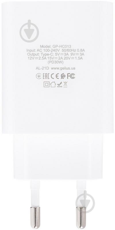 Сетевое зарядное устройство Gelius Pro Impulse PD30W GP-HC013 White - фото 5