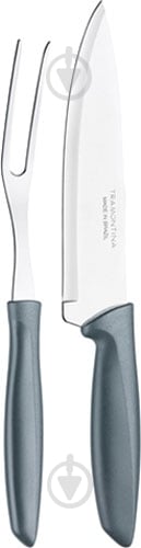 Набор ножей Tramontina Plenus grey 178 мм 23498/610 2 предмета - фото 1 Набор ножей Tramontina Plenus grey 178 мм 23498/610 2 предмета - фото 1