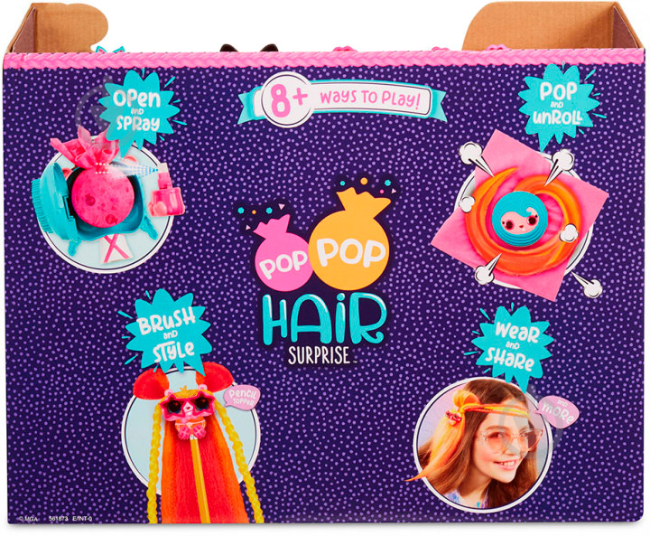 Игровой набор POP POP HAIR SURPRISE Модная Прическа с аксессуарами 561873 - фото 2