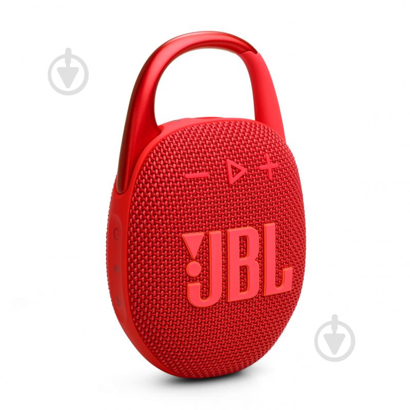 Портативна колонка JBL Clip 5 1.0 red (JBLCLIP5RED) - фото 1