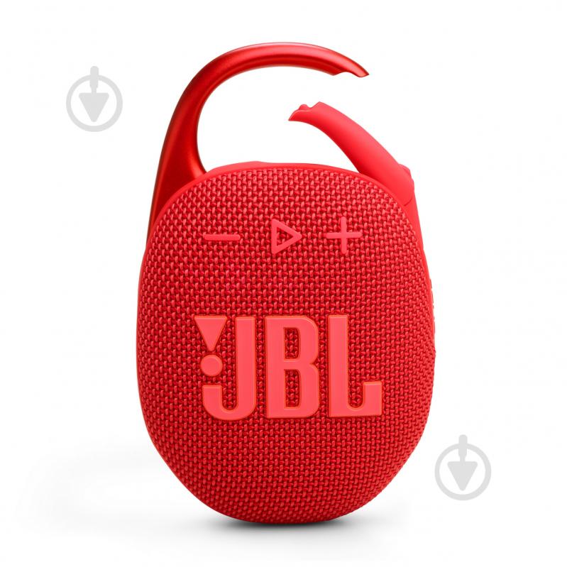 Портативна колонка JBL Clip 5 1.0 red (JBLCLIP5RED) - фото 2