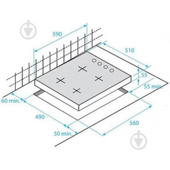 Варочная поверхность газовая Beko HISG 64220 SW - фото 2