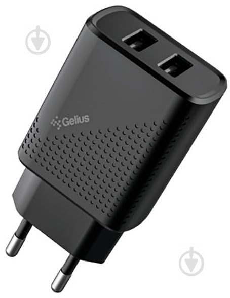 Мережевий зарядний пристрій Gelius Pro Vogue GP-HC011 2USB 2.4A Чорний - фото 7