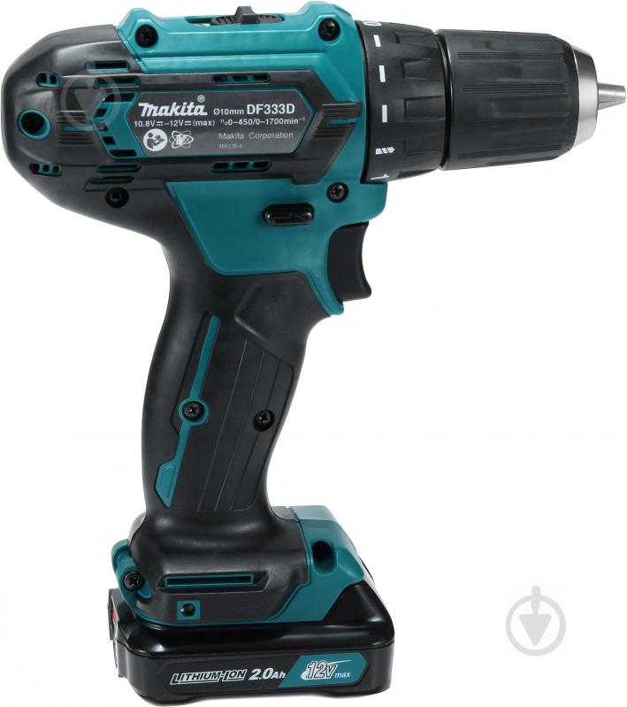 Шуруповерт аккумуляторный Makita DF333-PR01 - фото 11