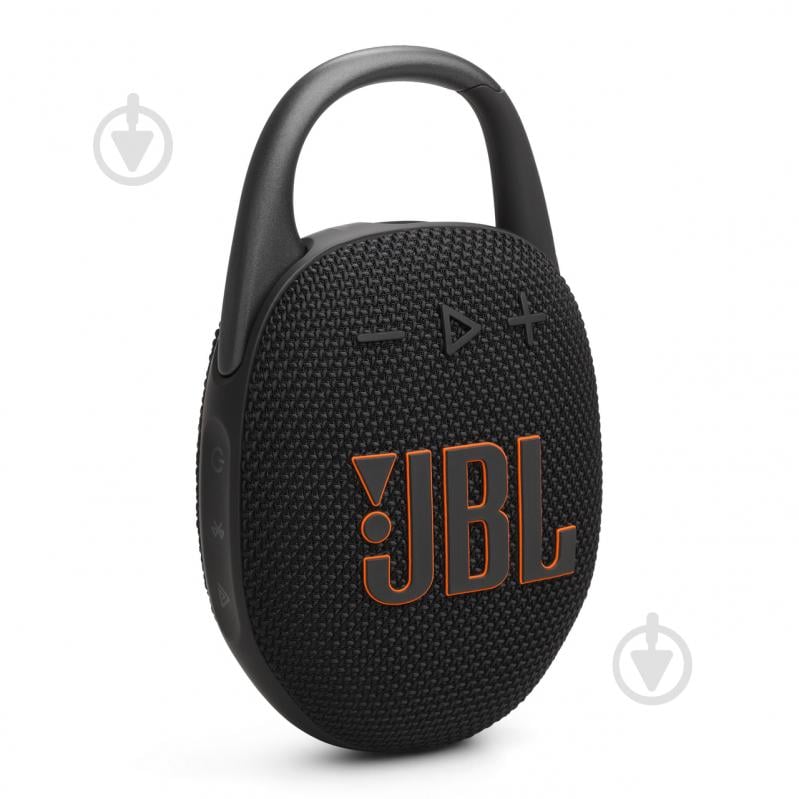 Портативна колонка JBL Clip 5 1.0 black (JBLCLIP5BLK) - фото 1