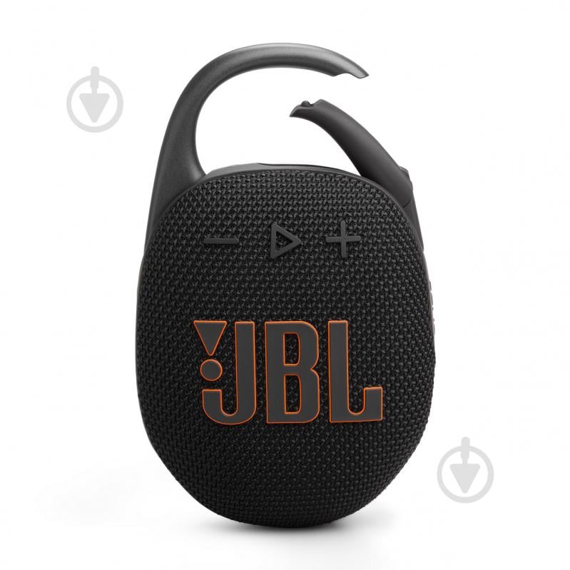 Портативна колонка JBL Clip 5 1.0 black (JBLCLIP5BLK) - фото 2