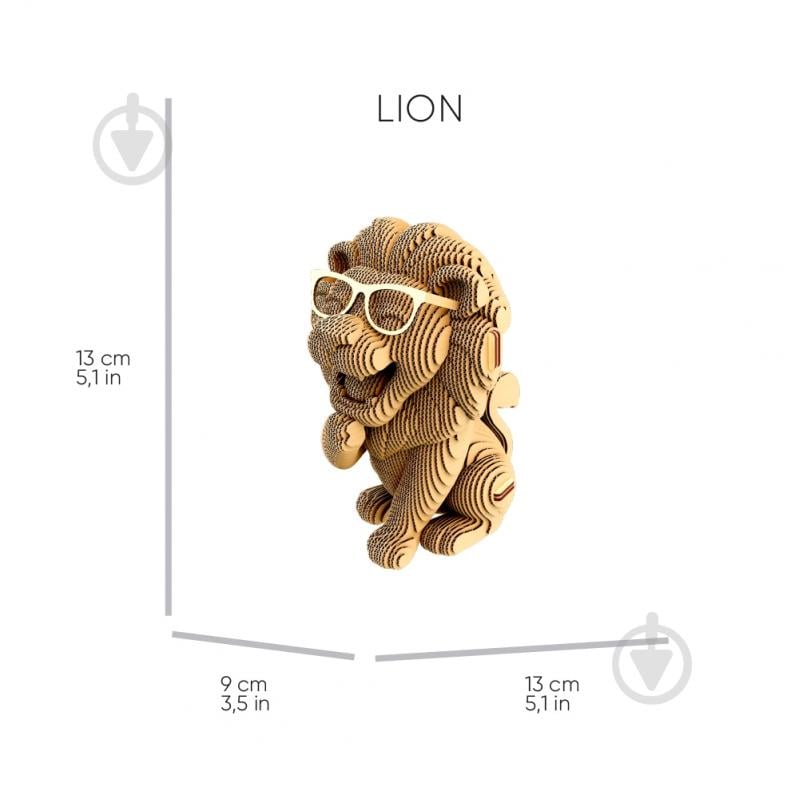 3D-конструктор Cartonic Puzzle SAFARI TRIO CARTTRIOSAF - фото 10