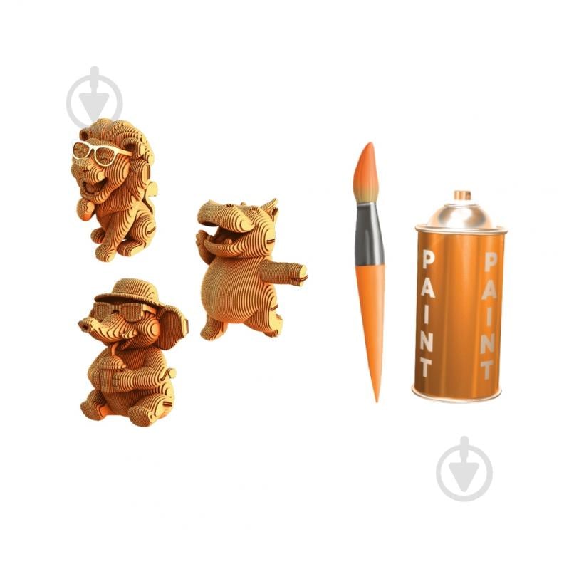 3D-конструктор Cartonic Puzzle SAFARI TRIO CARTTRIOSAF - фото 15