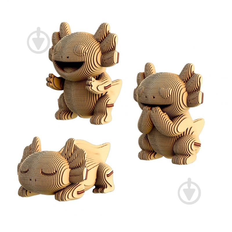 3D-конструктор Cartonic Puzzle AXOLOTLS TRIO CARTTRIOAXOL - фото 4