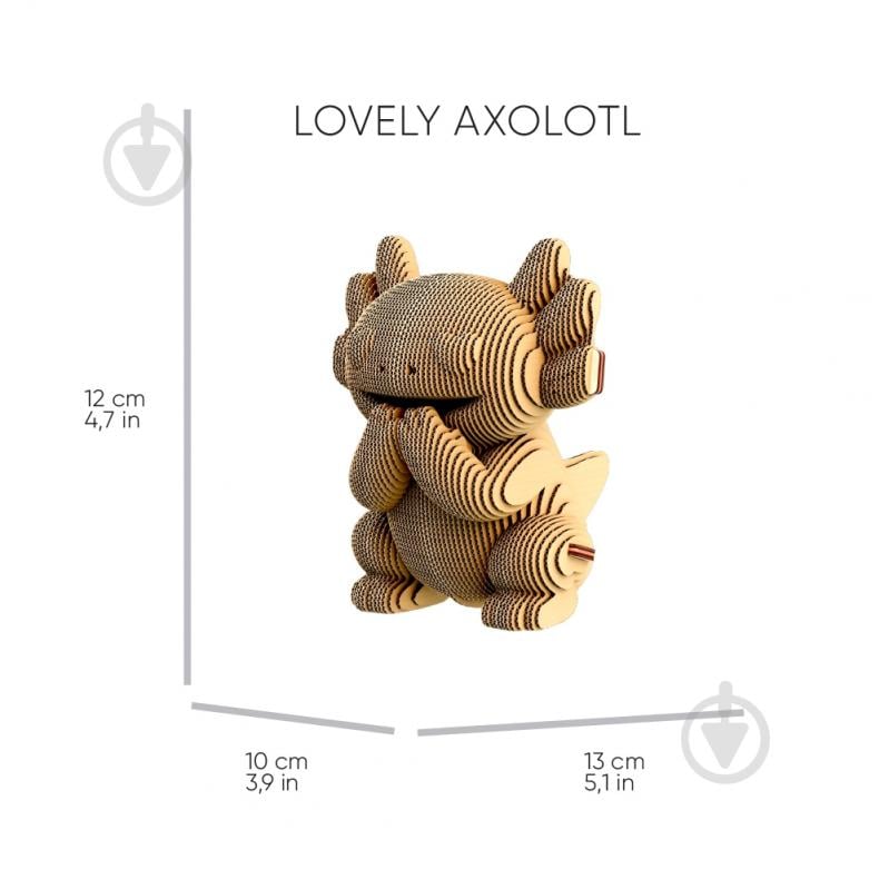3D-конструктор Cartonic Puzzle AXOLOTLS TRIO CARTTRIOAXOL - фото 9