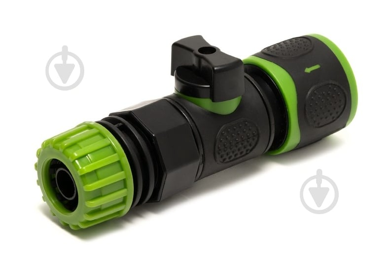 Коннектор MasterTool с вентилем для шланга 1/2" (92-9373) - фото 1